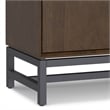 Pemberly Row Hardwood& Metal 42x 18