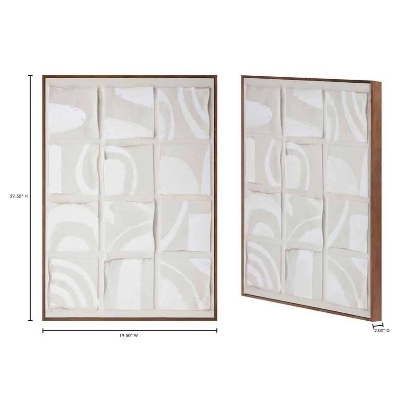 Pemberly Row Modern / Contemporary Unfold 1 Framed Print Multi-Color