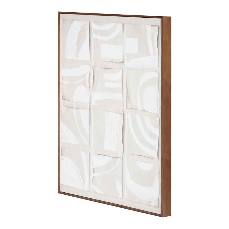 Pemberly Row Modern / Contemporary Unfold 2 Framed Print Multi-Color