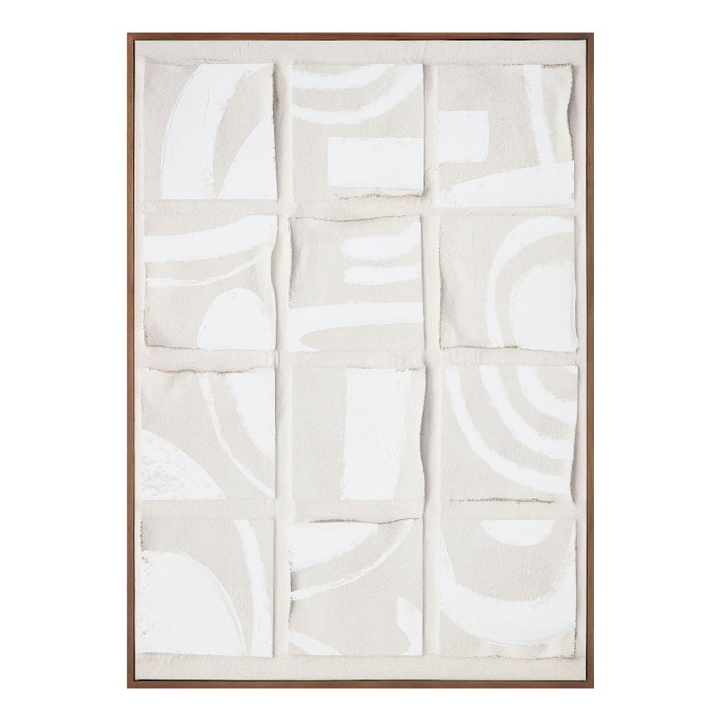 Pemberly Row Modern / Contemporary Unfold 2 Framed Print Multi-Color