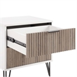 Pemberly Row Modern Engineered Wood Nightstand - Mutli-Color