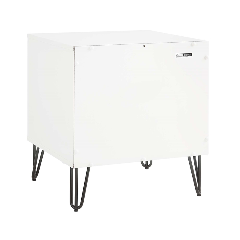 Pemberly Row Modern Engineered Wood Nightstand - Mutli-Color
