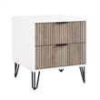 Pemberly Row Modern Engineered Wood Nightstand - Mutli-Color