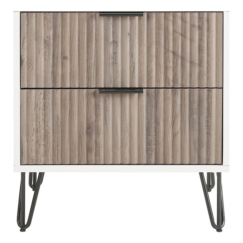 Pemberly Row Modern Engineered Wood Nightstand - Mutli-Color