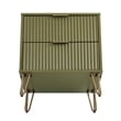 Pemberly Row Nightstand from Engineered Wood in Olive Green - Set of 2