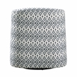 Pemberly Row Contemporary Textured Swivel Chair in Multi-Color