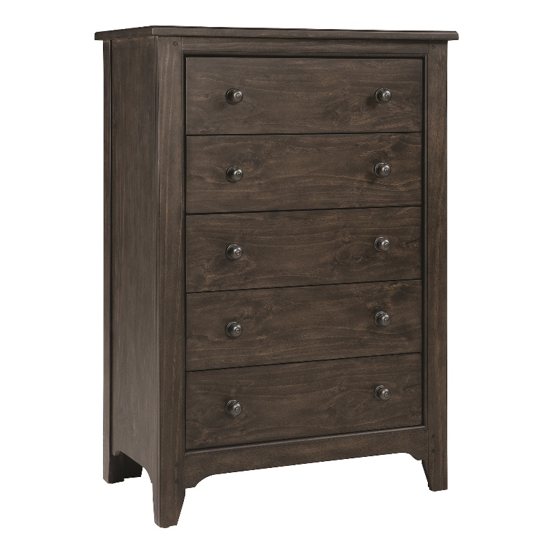 Pemberly Row Modern / Contemporary 5-Drawer Chest River Rock