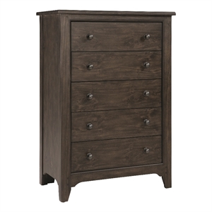 Pemberly Row Modern / Contemporary 5-Drawer Chest River Rock