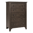 Pemberly Row Modern / Contemporary 5-Drawer Chest River Rock