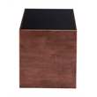 Pemberly Row Modern / Contemporary Coffee Table Copper & Black