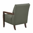Pemberly Row Modern / Contemporary Leather Accent Chair in Green