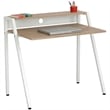 Pemberly Row Modern / Contemporary Writing Desk in Beech/White