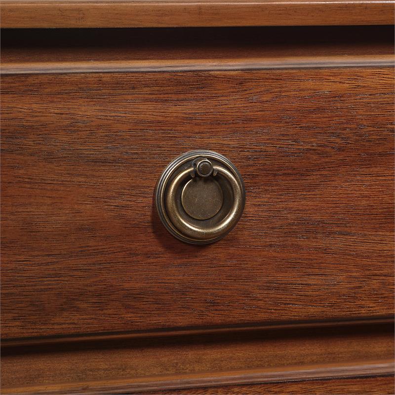 Pemberly Row Contemporary Contemporary Brown Finished Wood 3-Drawer Nightstand