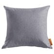 Pemberly Row 2-Piece Modern Fabric Outdoor Patio Pillow Set in Gray