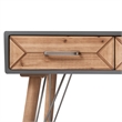 Pemberly Row Modern / Contemporary Wood Desk Console Table Gray