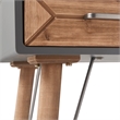Pemberly Row Modern / Contemporary Wood Desk Console Table Gray