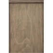 Pemberly Row Modern Full Size Wood Panel Bed in French Truffle