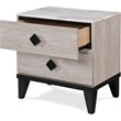 Pemberly Row Modern / Contemporary 2 Drawer Nightstand Beige
