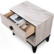 Pemberly Row Modern / Contemporary 2 Drawer Nightstand Beige