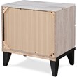 Pemberly Row Modern / Contemporary 2 Drawer Nightstand Beige