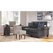 Pemberly Row Modern / Contemporary Square Tufted Stool French Dove