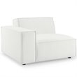 Pemberly Row 7-Piece Modern Fabric Upholstered Sectional Sofa in White