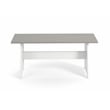 Pemberly Row Pine Wood Corner Nook Dining Set with Storage in White and Gray