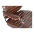 Pemberly Row Modern / Contemporary Office Chair Dark Brown Leather