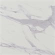 Pemberly Row Contemporary Contemporary End Table with Shelf- White Marble Wood