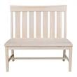 Pemberly Row Modern / Contemporary Solid Wood Bench - Unfinished