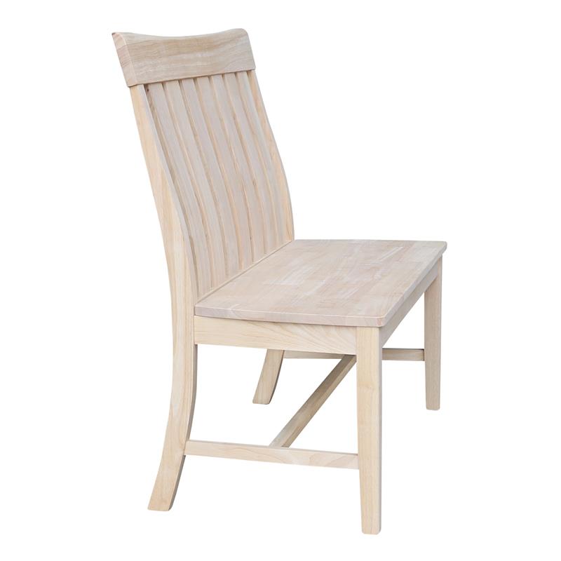 Pemberly Row Modern / Contemporary Solid Wood Bench - Unfinished