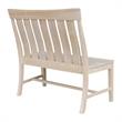 Pemberly Row Modern / Contemporary Solid Wood Bench - Unfinished