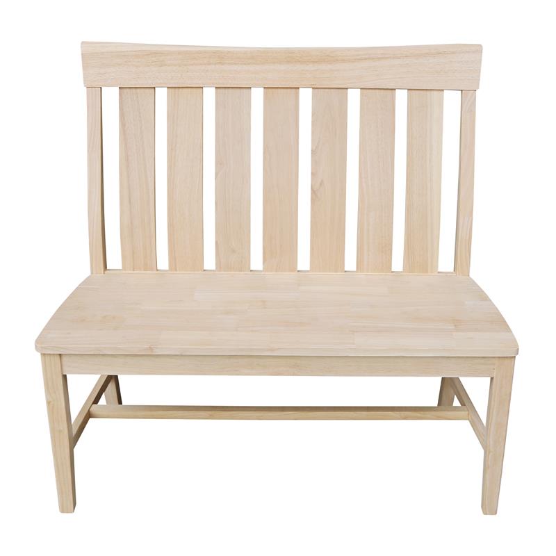 Pemberly Row Modern / Contemporary Solid Wood Bench - Unfinished