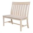 Pemberly Row Modern / Contemporary Solid Wood Bench - Unfinished