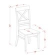 Pemberly Row 9-piece Wood Table and Dining Chairs in Black/Cherry