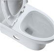 Pemberly Row 1-Piece Dual Flush Elongated Ceramic Toilet in White Seat Included