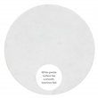 Pemberley Row Marble White Drink Table Round Compact 10.5