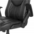 Pemberly Row Executive High Back Black Bonded Leather Office Chair