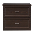 Pemberly Row 2-Drawer Engineered Wood Lateral File in Espresso Finish
