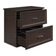 Pemberly Row 2-Drawer Engineered Wood Lateral File in Espresso Finish