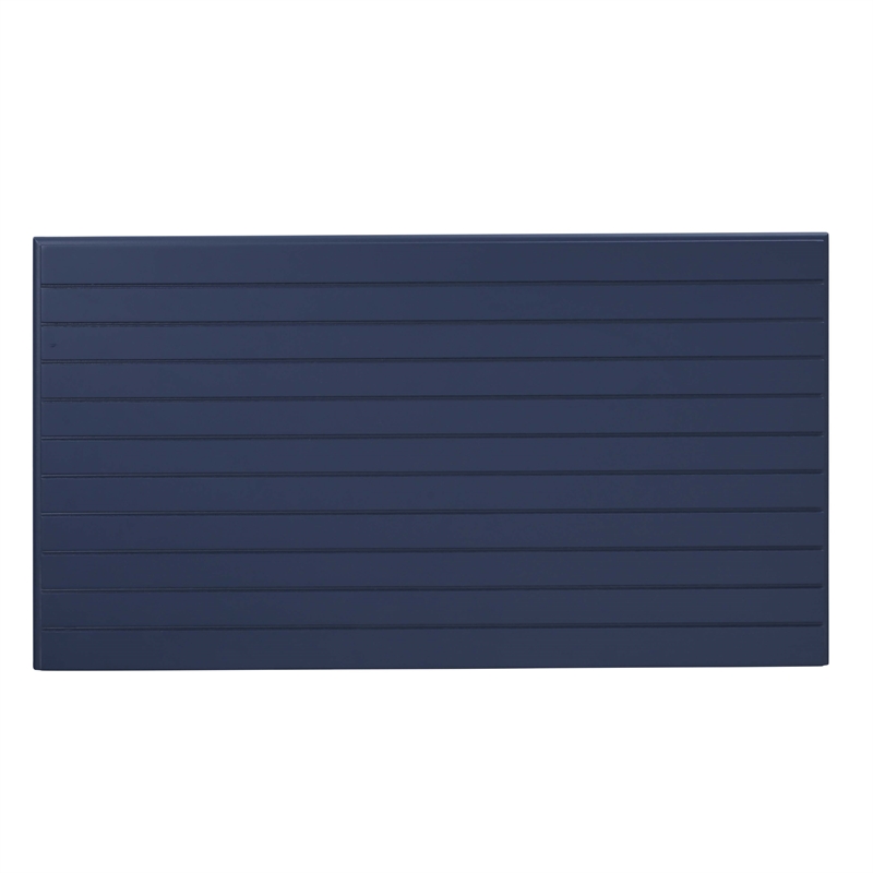 Pemberly Row Wood Accent Starfish Coastal Side Table in Navy