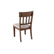 Pemberly Row Contemporary Set of 2 Wood Side Chairs in Brown