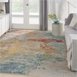 Pemberly Row 8' x 11' Multicolor Fabric Modern Area Rug (8' x 11')