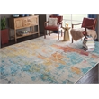 Pemberly Row 8' x 11' Multicolor Fabric Modern Area Rug (8' x 11')
