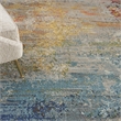 Pemberly Row 8' x 11' Multicolor Fabric Modern Area Rug (8' x 11')