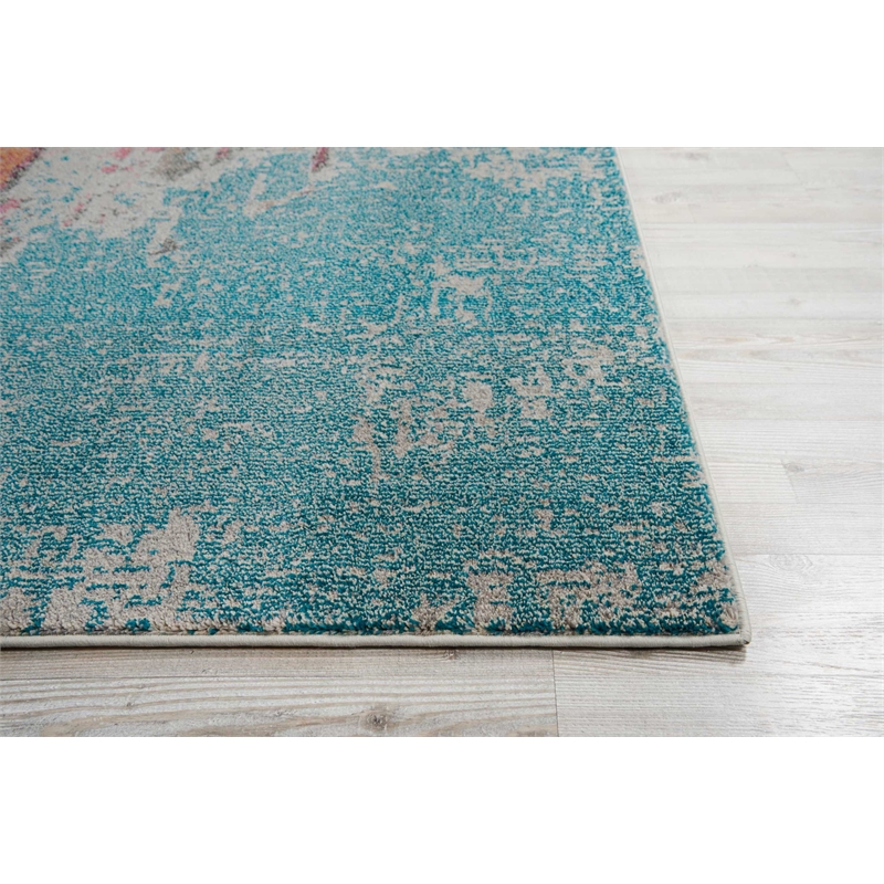 Pemberly Row 8' x 11' Multicolor Fabric Modern Area Rug (8' x 11')