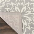 Pemberly Row 8' x 10' Gray Fabric Farmhouse Area Rug (8' x 10')