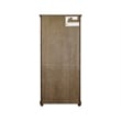 Pemberly Row Wood Open Bookcase Office Storage Fully Assembled in Brown