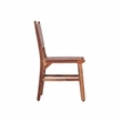 Pemberly Row Contemporary Wood Dining Chairs in Brown (Set of 2)