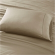 Pemberly Row 800 Thread Count Cotton Blend Sateen Sheet Set in Khaki